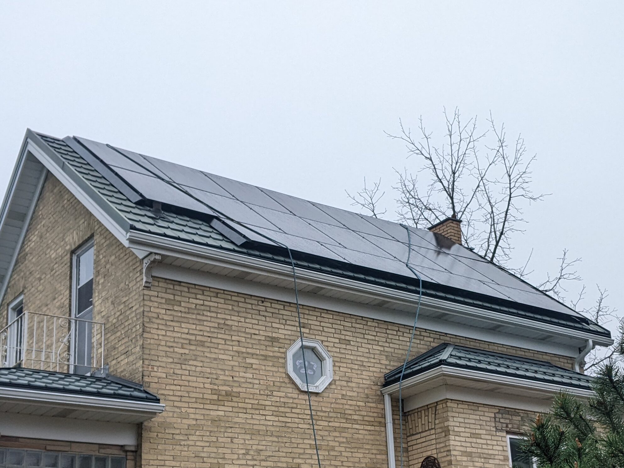 Custom trim on solar array